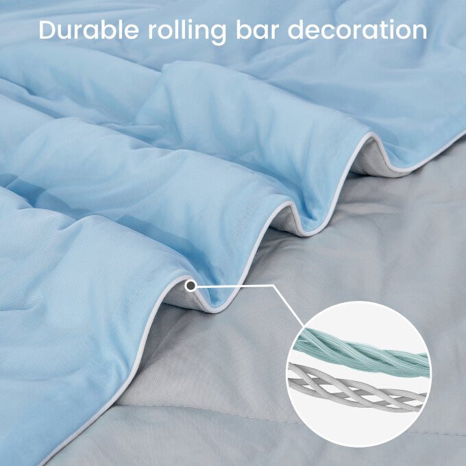 LINENOVA Double-side Cooling Comforter Soft Silky Blanket