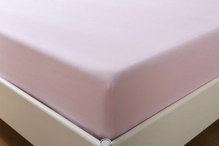 LINENOVA 1200TC Ultra Soft Microfibre Bed Sheets King Single Light Pink