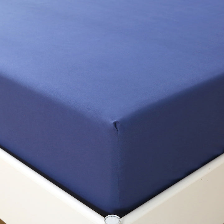 LINENOVA 1200TC Ultra Soft Microfibre Bed Sheets King Single Navy