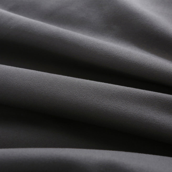1200TC Microfibre Quilt Cover Dark Grey