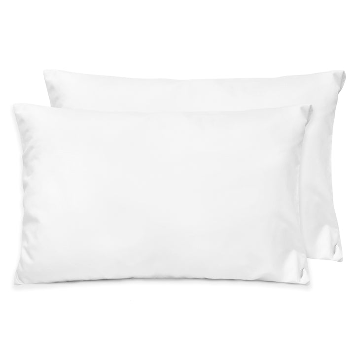 LINENOVA Microfibre Pillowcases Standard White