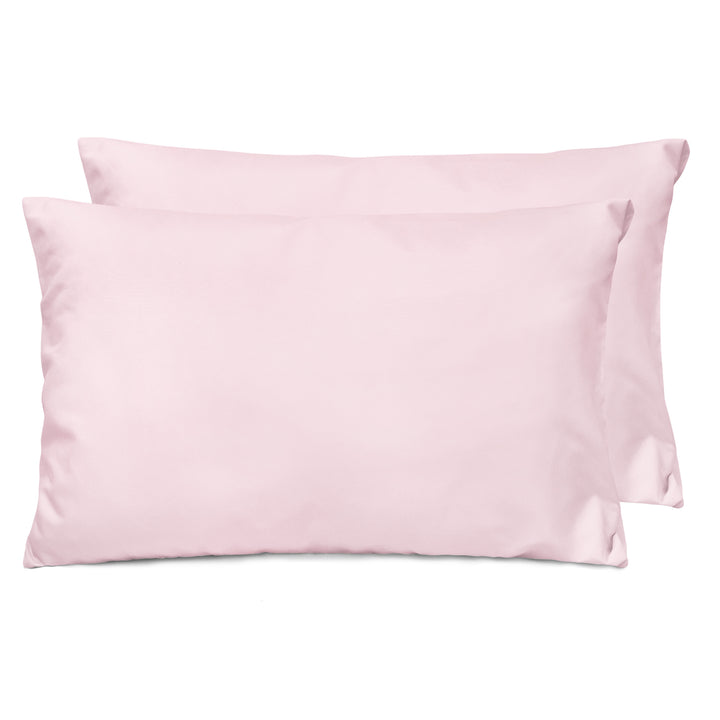 LINENOVA Microfibre Pillowcases Standard Light Pink