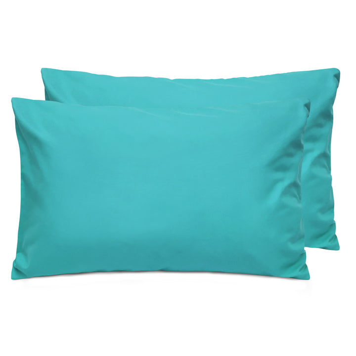 LINENOVA Microfibre Pillowcases Standard Teal