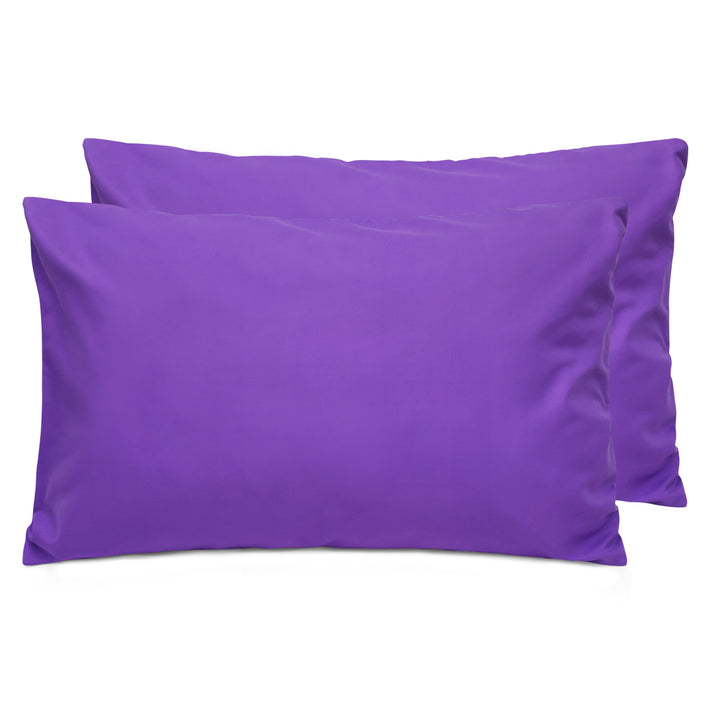 LINENOVA Microfibre Pillowcases Standard Purple
