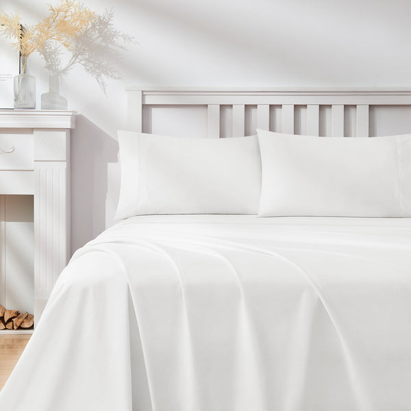 LINENOVA Cotton Blend Premium Bedding Soft Bed Sheet Set
