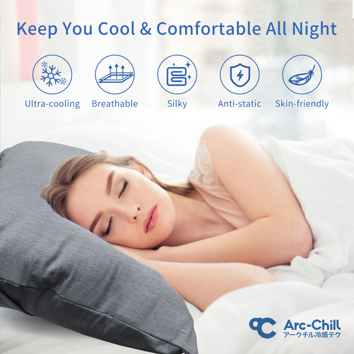 Cooling Pillowcases with Arc-Chill Technology