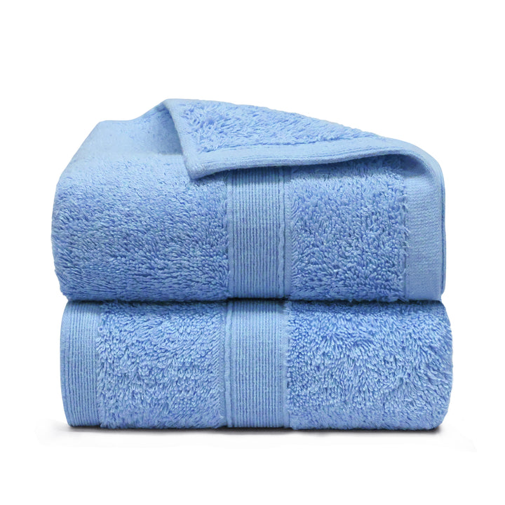 LINENOVA 550GSM Cotton Hand Towels Set 2Pcs Navy