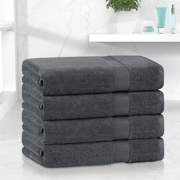 LINENOVA 650GSM Cotton Bath Towels Set 68 x 137 cm 4Pcs