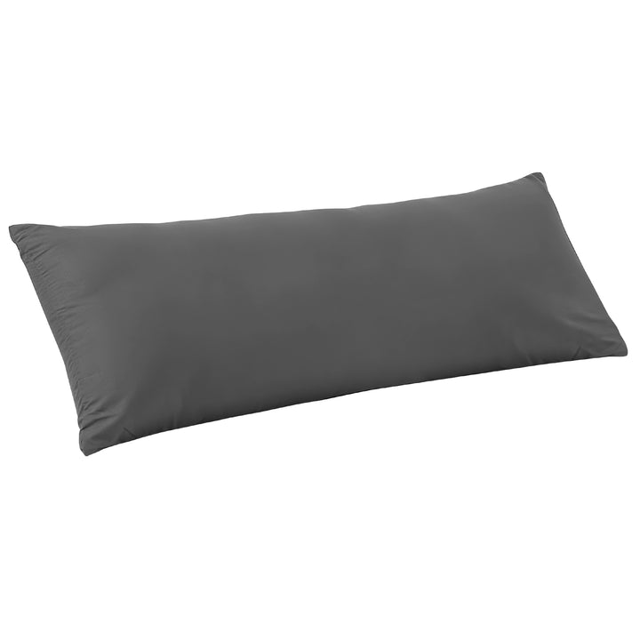 LINENOVA Microfibre Pillowcases Body Dark Grey