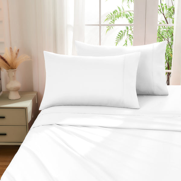 LINENOVA 100% Cotton Bed Sheet Set
